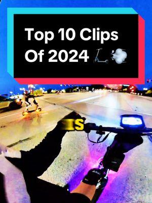 Top 10 Most Viral Clips from 2024!  #scootagang #2024 #2024recap #electricscooter #iowacity #coralville #viral 