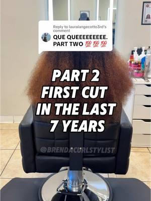 Replying to @lauralangecotto3rd Part 2- First curly cut in the last 7 years Check out her results!! She looks amazing 😍 she was so happy! #curls #curlyhair #trending #haircare #naturalhaircare #curlyhairroutine #hairtransformation #dryhaircare #beforeandafter #curlyhaircare 