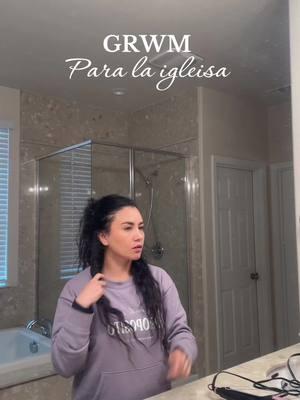 Grwm para la iglesia #grwmroutine #grwmchurch #outfit  #hair  