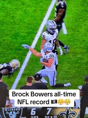 Brock Bowers, offensive rookie of the year or I quit  #nfl #raidernation #brockbowers 