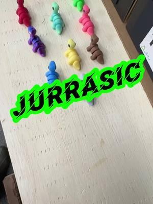 Brontos were said to be 75 tall and weigh 23 tons! These little cuties aren’t anywhere near that, which means you can buy one in every color  and they’ll all fit in your bag! #dinosaur #fidgettoys #brontosaurus #kidsgifts #3dprinting 