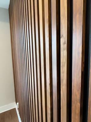 Slat walls are always a good idea #slatwall #slatwalldiy 