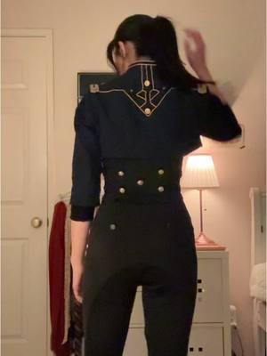 UPDATEE on Caitlyn’s Act 3 outfit with the pants finished and some changes to the jacket buttons! Thank you all sm for the love on my jacket as well hehe 🥰💙 #arcane #caitlynkiramman #arcanenetflix #arcaneleagueoflegends #arcaneseason2 #caitlynarcane #caitlynarcanecosplay #arcanecosplay #caitvi #cosplay 