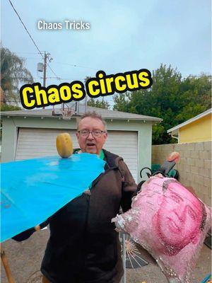 Chaos Circus day #chaos #tricks #skills #juggler #circus #insane #weird 