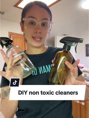 My 2 most used DIY non toxic cleaners! This will also save you a ton of money! Everything I’m using in this video is linked on my Amazon storefront under “CLEANING” ❤️🫶🏼 #nontoxiccleaning #diycleaningproducts #nontoxic #frugal 