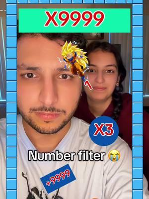 Number filter is so hard 😭 #number #filter #game #filterchallenge 