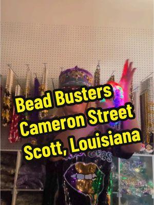 It’s Mardi Gras Season here in South Louisiana and it’s time for you to come see the Bead King at Bead Busters on Cameron Street in Scott, Louisiana! #louisiana  #JolieAdventures  #beadbusters #beadking #mardigras2025 #mardigrasmambo #queen #king #kingcake #throws #beads #capitaine #mamou #eunice #scott #acadiana #lafayette 