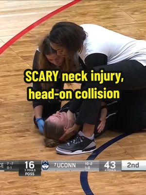 🫣 SCARY Neck Injury, HEAD-On Collision | #7 UConn Huskies vs Providence Friars | Women's Basketball |  Support me through Patreon to keep my channel going, monthly memberships starting at $3!
 https://www.patreon.com/womenhooping |
 #fypシ゚viral  #fyp  #fypシ  #fypage  #fypageシ  #foryou  #foryour  #foryoupage  #foryourpage  #viral  #viralvideo  #viraltiktok  #tiktokviral  #tiktok  #basketball  #basketball🏀  #basketballtiktok  #tiktokbasketball  #bball  #bballtiktok  #wbb  #womensbasketball  #girlsbasketball  #ncaa  #ncaaw  #ncaawbb  #ballislife  #ballislife🏀  #basketballislife  #collegebasketball  #WNBA  #NBA  #nfl  #highlights  #basketballhighlights #lsu #lsutigers #geauxtigers #kimmulkey #lsuwbb #lsuwomensbasketball #flaujae  #flaujaejohnson  #angelreese #haileyvanlith #caitlinclark #uconn #huskies #uconnhuskies #gohuskies #uconnwbb #uconnwomensbasketball #paige #bueckers #paigebueckers #paigebuckets #azzi #azzifudd #hvl #iowahawkeyes   #technicalfoul #intentionalfoul #southcarolina #genoauriemma #usc #uscwbb #southcarolinawbb #southcarolinawomensbasketball #duke #bluedevils #dukebluedevils #dukewbb #chloekitts #milaysia #fulwiley #milaysiafulwiley #espn #longhorns #texas #texaslonghorns #texaswbb #texaswomensbasketball #ucla #bruins #gobruins #uclabruins #arkansas #razorbacks #gohogs #arkansasrazorbacks #juju #jujuwatkins #usctrojans #trojans #kikirice #celestetaylor #ohiostate #ohiostatebuckeyes #buckeyes #tcu #hornedfrogs #tcuhornedfrogs #tcuwbb #sedonaprince #stanford #cardinal #stanfordcardinal #stanfordwbb #stanfordwomensbasketball #genoauriemma #meac #MarchMadness  #marchmadness2024 #ncaatournament  #ncaaw #ncaawbb #ncaawomensbasketball #indianafever #newyorkliberty #nyliberty #seattlestorm #chicagosky #connecticutsun #losangelessparks #lasparks #washingtonmystics #phoenixmercury #dallaswings #lasvegasaces #lvaces #ajawilson #minnesotalynx #atlantadream #kamillacardoso #ajawilson #kelseyplum #dianataurasi #taurasi #usabasketball #breannastewart #cameronbrink #cambrink #sabrinaionescu #sabrina #ionescu #jadawilliams #arizonawildcats #beardown #arizonawbb #azwildcats #Arizona #Wildcats #iowahawkeyes #gohawkeyes #iowa 