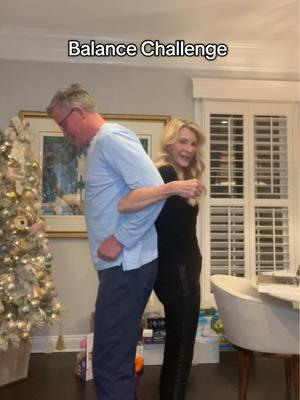 this was a lot harder than it looked! #couples #balancechallenge #thegoldenbachelorette @Chock Chapple 