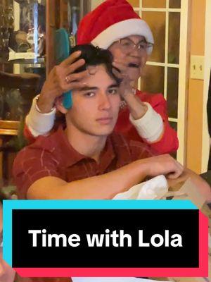 Hey man I love my Lola ❤️🇵🇭 @patrickisztuff #lola #fyp #xyzbca #wasian #christmas #presents #hair #comb #time #with #fambam 