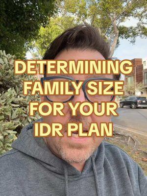 Replying to @Tiffany.RN.LC.MOM family size for IDR plan purposes means more than just who you claim on your taxes #idr #studentloans #studentloanlawyer #moneywiselaw #Inverted 