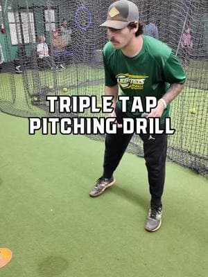 Improve your timing and technique: Tap three times in the cone the coach calls says 1 2 3 then lift your leg 🚶‍♂️ and throw when the coach says ‘throw’ 🏃‍♂️💨 #baseball #littleleague #legendsbaseball #MLB #baseballseason #littleleaguebaseball #summercamp #coaching