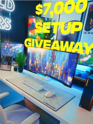 I’m givin away this CRAZY $7,000 full setup #pc #GamingSetup #fortnite #pcgamingsetup 