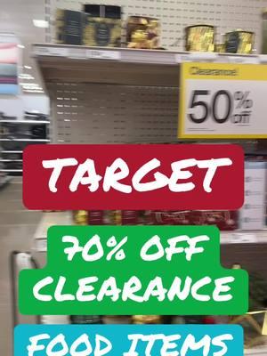 Target is 70% off Christmas clearance and 50% off food, the best deals that I found were not in the Christmas clearance area.  #ClearanceHunter #ClearanceShopper #Clearance #SavingMoney #GroceryShopping #BudgetGroceries #Deals #HowToSaveMoney #HowToCoupon #AfterChristmasClearance 