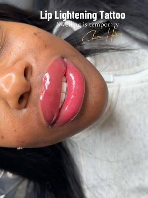 Lip neutralization is the same as lip lightening! This cosmetic tattoo treatment helps conceal hyperpigmentation. 2025 books are open please text 713-885-5611 for the booking link! #darklips #liplightening #lipneutralizationhouston #lipneutralizationnyc #lipneutralizing #fypシ゚viral 