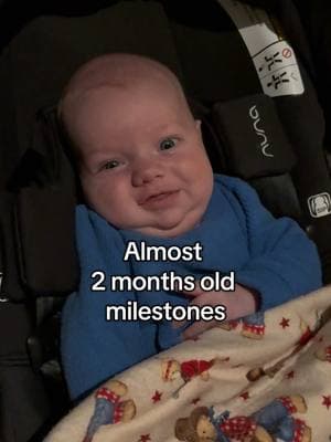 2 months old milestones / My baby is turning 2 months old January 2nd 🥹♥️ #milestones#2monthsold#baby#MomsofTikTok  