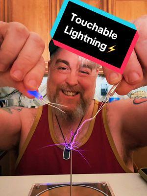 Hand Touchable Lightning #jason_norcross #teslacoil #tesla #lightning #lightningstrike #novelty 