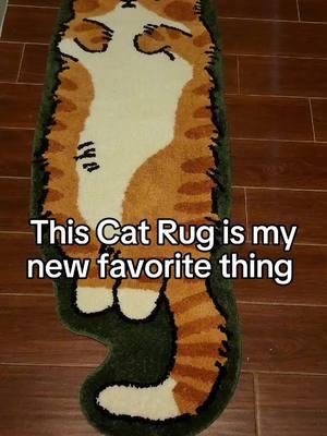 This is the perfect cat rug for cat owners lol  #fyp #catsoftiktok #cat #cats #catlover #cattok #catrug #cute #adorable #fypシ #foryoupage 