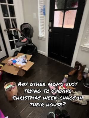 Just trying to survive working, maintaining a house, and the holidays 🥴 #MomsofTikTok #momlife #chaos #messyhometour #kidshavetakenover #reallifeathome #momsoftoddlers #lifewithchacha #messykids #laundryforlife 