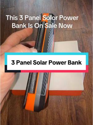 Everyone need one of this solar power banks!! This thing is nice.#jinepin #solarpowerbank #fastchargers 