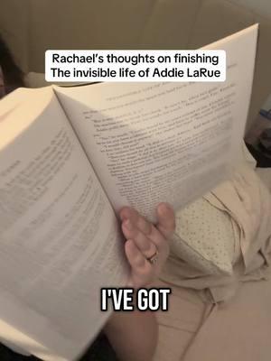 I finally finished reading The Invisible Life Of Addie LaRue and here it my first initial thoughts while I processed it. #bookthoughts #bookreview #bookish #BookTok #theinvisiblelifeofaddielarue #reading #howifeel #myopinion #fyp #foryou #foryoupage #foru 