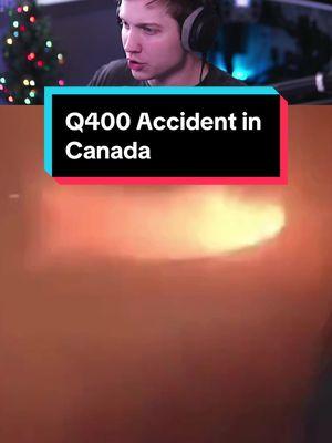 Q400 Accident in Canada #aviation #news #q400 #canada #aircanada #dash8 