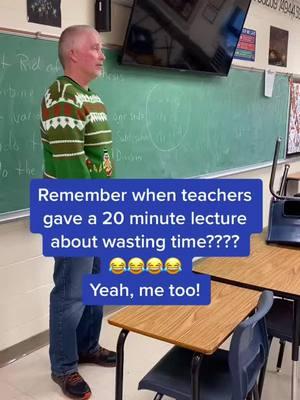 Oh the good ole days. #lecture #wastingtime #teacher #education #speech #winterbreak 