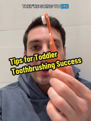 Top 3 tips to help your toddler love brushing their teeth #toddlerteethbrushing #toddlerdentalcare #dadsoftiktok #MomsofTikTok #parentingtips #parenting101 #toddlertips #toddlerdad 