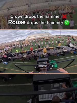 Rouse 2024 Head Drum Major Cam - Emerson Scott #txhsbands #marchingband #rouse #drummajor #pov #carolinacrown #gopro #headcam #dropsthehammer 