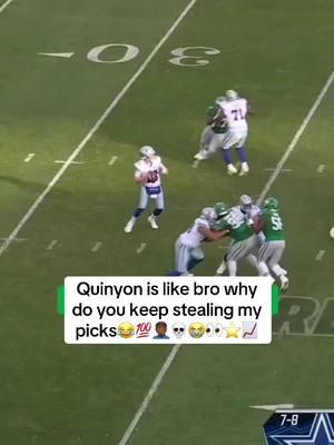 2nd one bro stole😂😂 #vibenarz #stefondiggszn #keoncolemanszn #flockbills #trending #nflweek17 #goofynfl #quinyonmitchell #cjgardnerjohnson #eagles #philidelphiaeagles #rookiethings #pick6 #int #cooperrush #viral #blowthisup #nflfootball #nfl #alltyp #viralvideo 