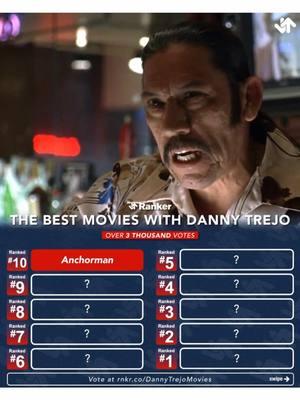 Part 1 | What’s your favorite movie with Danny Trejo? #movietok #dannytrejo #anchorman #machete #spykids #foryou 