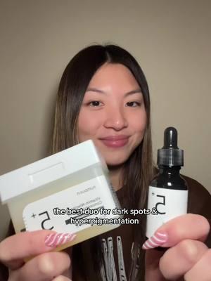 the best hyperpigmentation duo with @numbuzin Official @numbuzin  #numbuzin #numbuzinserum #darkspots #hyperpigmentation #numbuzintonerpad #tonerpad #brighteningserum #koreanskincareproducts #kbeauty #kbeautyskincare 