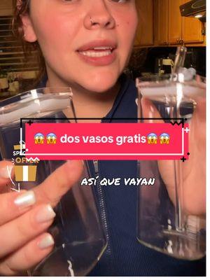 Aprovéchate y lleva tus dos vasos gratis ‼️‼️‼️ #fyp #parati #tiktokmademebuyit #tiktokmehizocomprarlo #tiktokshopdeals #spotlightfinds #discounts #tiktokshopdiscount #tiktokshopdeal #tiktokshoplastchance #tiktokshopnewyearnewaura #glasscup #tiktokshopkitchenfinds #portablecup #cupwithstraw #vasos #vasosconpopote 