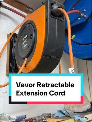 He’s got two for his workshop now, actually!  #extensioncord #retractable #vevor #vevortools #workshop #garage #mechaniclife #bluecollar #bluecollarlife #bluecollarboys #powertools #powertool 