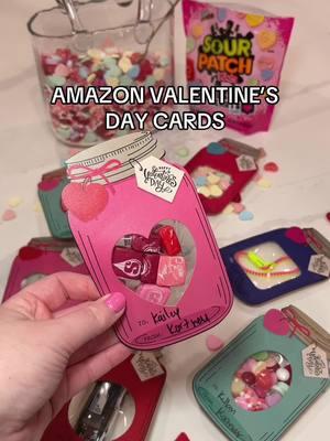 Amazon Valentine’s Day cards!🍬✨❣️ #valentinesdaycards #amazonvalentinesday #vdaycards #kortneyandkarlee 