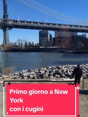 Primo giorno a New York con i cugini. #MagnagatiInAmerica #brooklynbridge #dumbo 