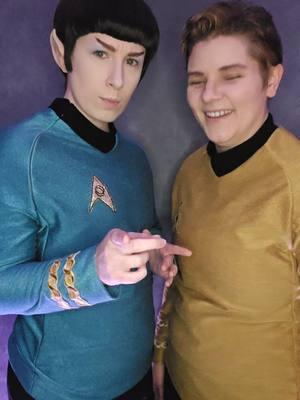 You should know to go look at @Amber 's profile for the other half of our Kirk/Spock videos. #StarTrek #StarTrekTOS #Spock #Kirk #Spirk #StarTrekcosplay 