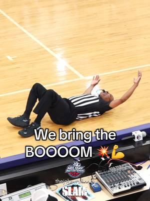 How many booms on the boom meter does this get ⁉️😭 #slamhs #hshoops #basketball #fyp #referee #trending #