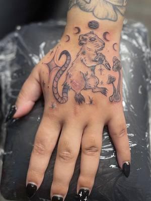 No matter how funky the idea, we can turn you idea into a reality 🍄‍🟫 🦷 🐀 🍄 #moontattoo #creativetattoos#custom#customtattoo#CapCut #fyp#foryou#femaleartist #tattoosoftiktok #spooky #cute #femaletattooartist #fypシ 