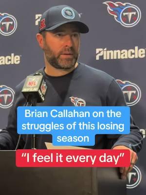 #Titans HC Brian Callahan is certainly not numb to the losses. #tennesseetitans #nfltiktok #briancallahan #atozsports 