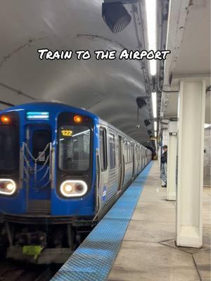 Train to the airport #chicago #cta 