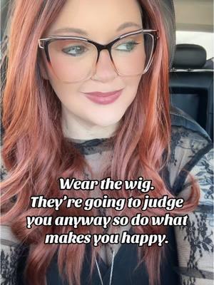 They’ll call you crazy either way. Do what makes you happy. #wiglife #wigtok #chelseysmithcosmetics #callmecrazy #behappy 