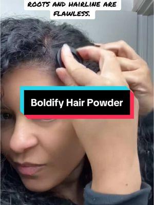 @@boldify #hairline #hairlinecheck #roots #rootcoverup #hairpowder 