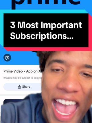 What are the 3 most important subscriptions??? #carterpcs #tech #techtok #techfacts #amazon #primevideo 