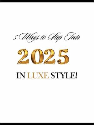 #creatorsearchinsights ✨ Start the new year in style, the Simpli Luxe way! From wardrobe tips to financial goals, let’s step into 2025 with intention and elegance. Which tip will you try first? Drop a ✨ in the comments and save this post for inspo! 💎 #NewYearStyle #AffordableLuxury #SimpliLuxeLiving #LuxeForLess #ChicLifestyle Follow @simpli_staci for more luxe lifestyle tips to make 2025 your chicest year yet! new year style, luxury living, affordable luxury, wardrobe staples, self-care, financial goals, chic lifestyle, luxe hacks 