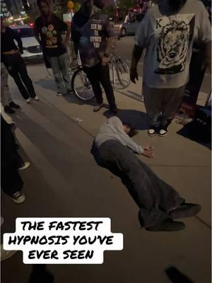 The fastest hypnosis you have ever seen!! if you want to learn Hypnosis or book me for a session or an event give me a text or call directly at the number listed in my bio. You can also purchase my book today. The link is listed in the bio as well. #streethypnosis #motivation #instantinduction #realhypnosis #comedy #realhypnosis 