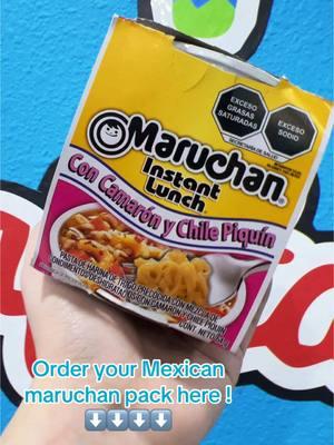 Ordena Tu maruchan pack!🇲🇽😋 #maruchan #tiendita #tienditadelaesquina #maruchanpreparada #ramen #vibes 