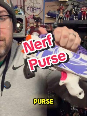 What’s better than a Nerf blaster? A Nerf blaster that’s a purse #toys #cooltoys #nerf 