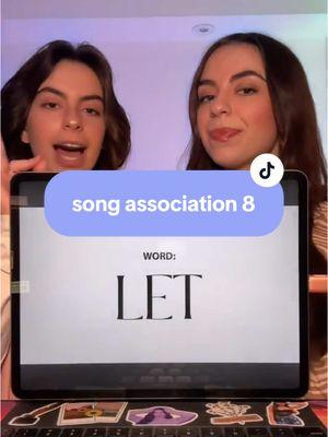 what song or lyrics come to mind w these words? playing song association on LIVE tn 💌 #popmusic #musicgame #tiktoklive #livestream #letitgo #identicaltwins #singing 