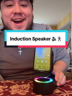 Your kids are gonna love this induction speaker by AKLLCCR! You don’t need any Bluetooth to use this! All you have to do is turn it on, set the phone on top, and bust out them dance moves! 🕺🏻 Get yourself one in the link below at a HUGE discount before it goes back to full price‼️ @AKLLCCR SHOP #phonespeaker #phonestand #bluetoothspeaker #inductionspeaker #speaker #speakers #cellphonestand #lightupspeaker 